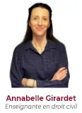 Annabelle Girardet Enseignante Droit Civil